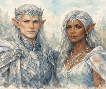 Stormhaven Glimpses: Aelaran and Giliane of Aelvargaria